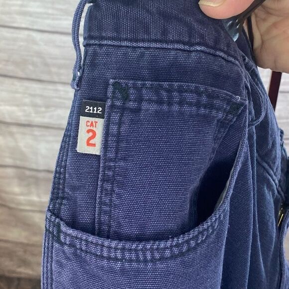 Mens 42x32 flame-resistant cat 2 heavy pants by Carhartt - Picture 7 of 11